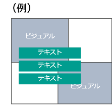 香港のWEB広告のレイアウト